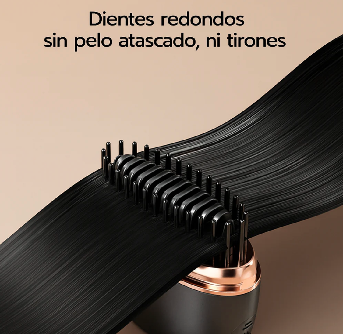 Kitfi Daison - Cepillo Alisador 4 en 1 Adios Frizz