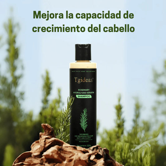 ✨ TGIDEAS™ – Champú Regenerador con Keratina, Romero, Ortiga y Biotina