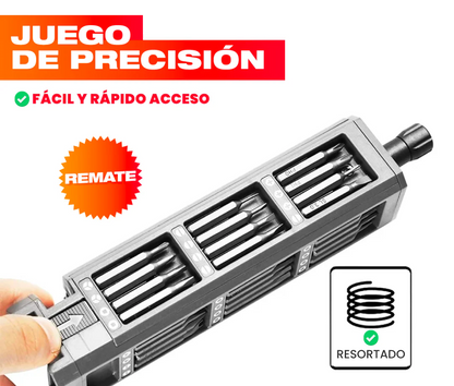 Mini Destornillador Magnético 44-en-1